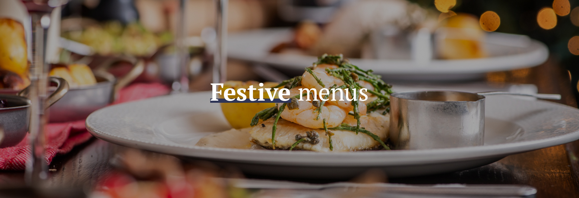 Festive Christmas Menu at The Park View 