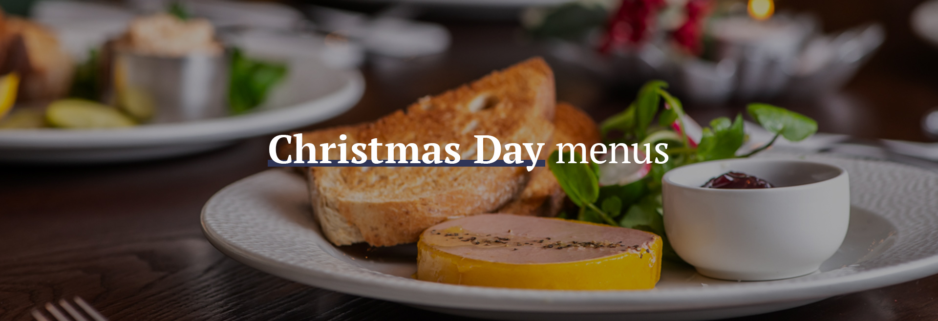 Christmas Day Menu at The Park View