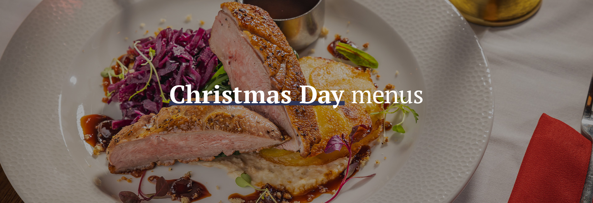 Christmas Day Menu at The Park View