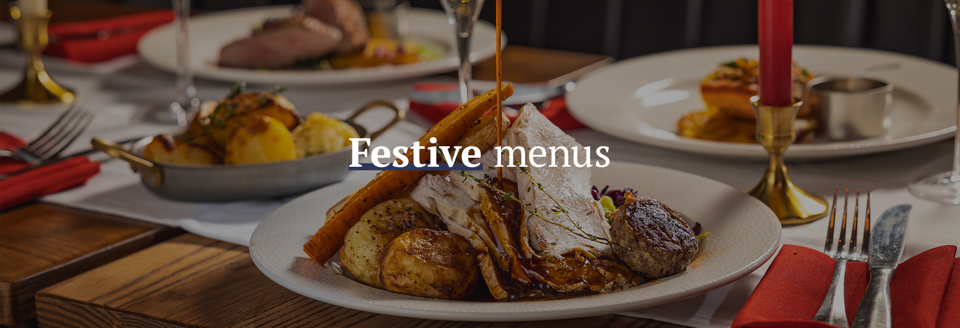 Christmas menu at The Park View